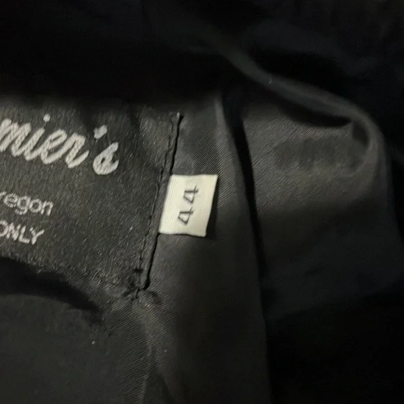 Host Pick🤎Ashcroft Motorcycles Embroidered Letterman Jacket punk goth skull - Picture 6 of 7